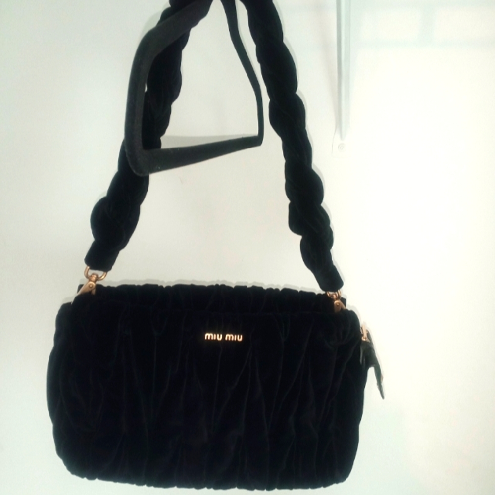 Authentic Miu Miu Bag With Auth Cards - image 1